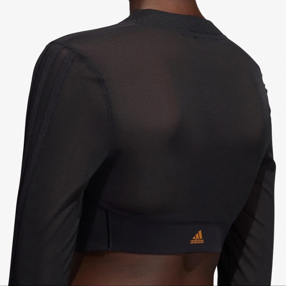 IVY PARK Black Sheer Top - Picture 3 of 6